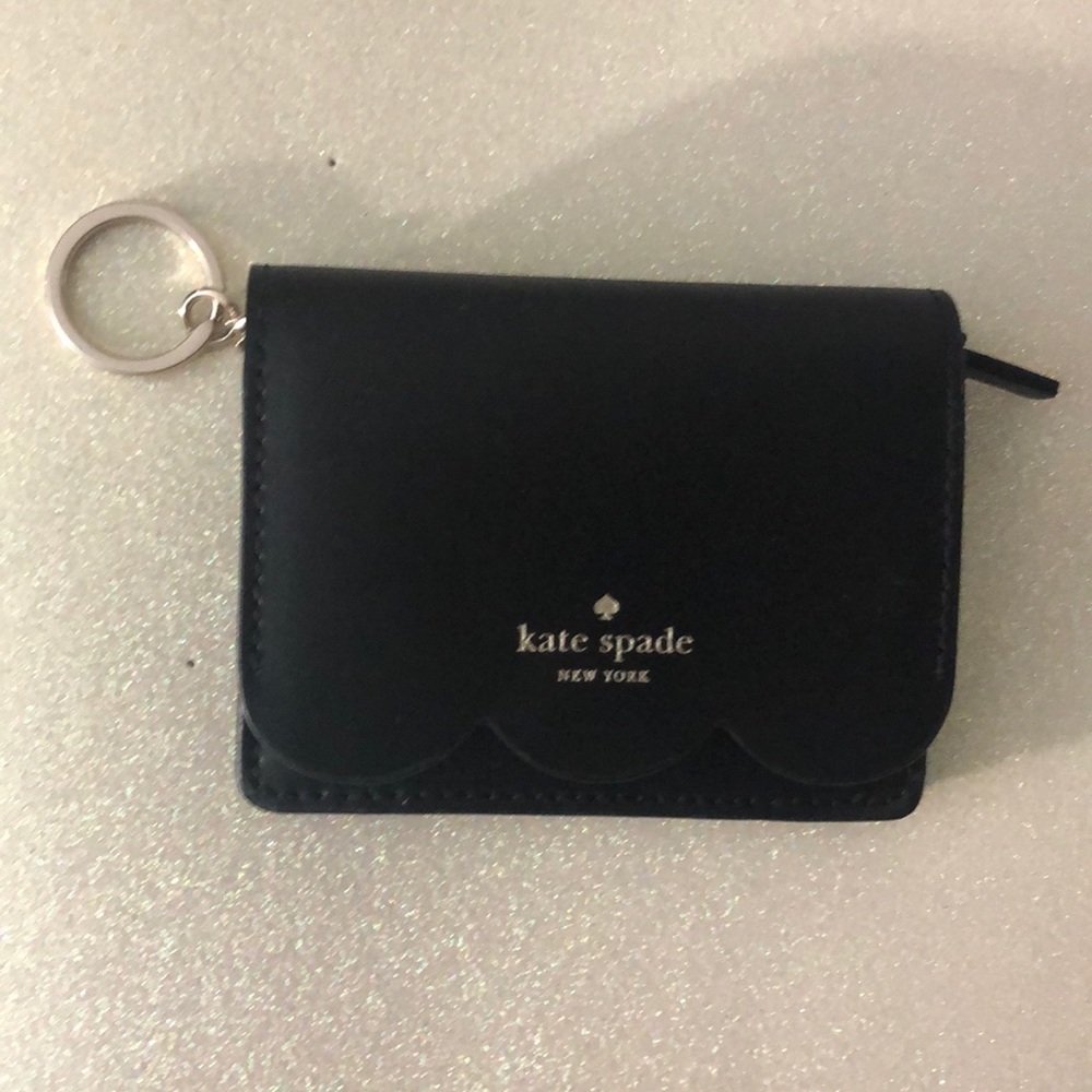 Black Kate Spade Compact Wallet